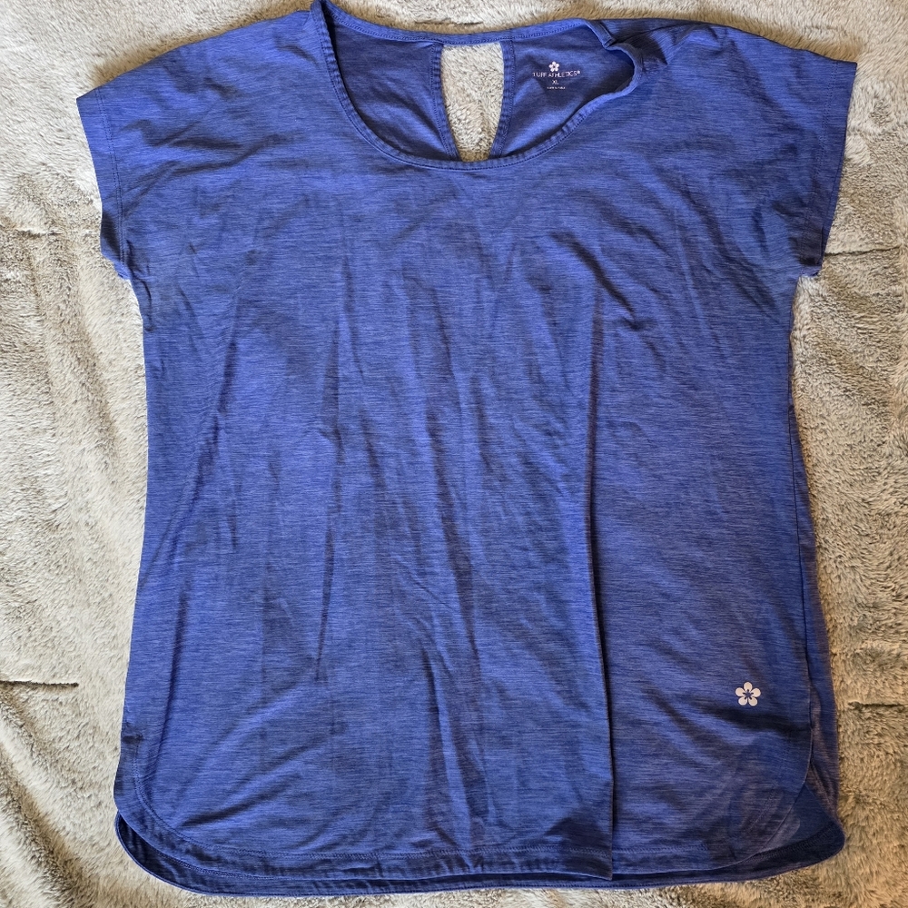 Tuff Athletics Women's Short Sleeve Blue Tee